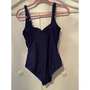 Anne Cole Navy Bathing suit size medium New